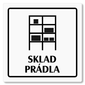Sklad prádla, 100x100mm, bílá, Arizona